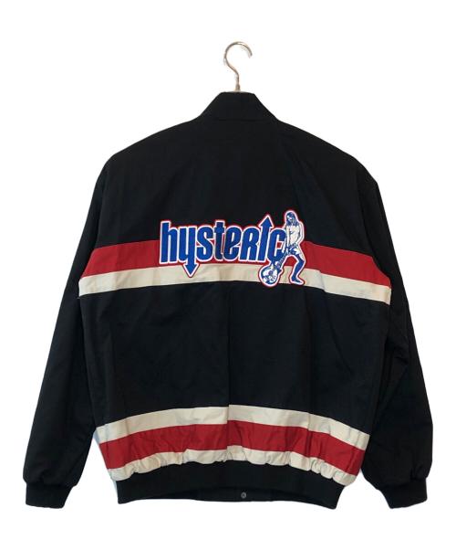 Hysteric Glamour（ヒステリックグラマー）Hysteric Glamour (ヒステリックグラマー) RACINGピットクルー ジャケット ブラック×レッド サイズ:Lの古着・服飾アイテム