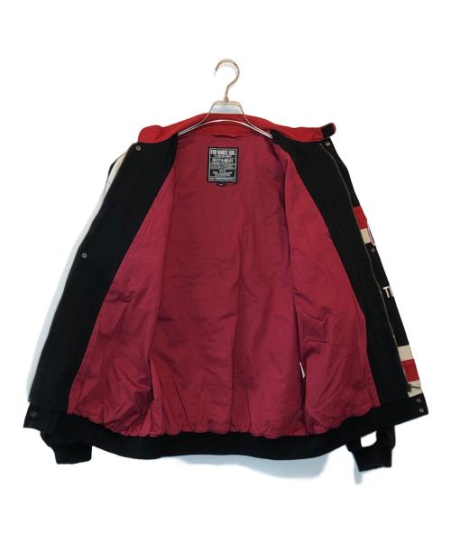 Hysteric Glamour（ヒステリックグラマー）Hysteric Glamour (ヒステリックグラマー) RACINGピットクルー ジャケット ブラック×レッド サイズ:Lの古着・服飾アイテム