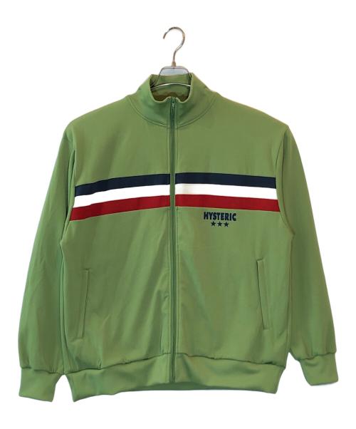 Hysteric Glamour（ヒステリックグラマー）Hysteric Glamour (ヒステリックグラマー) HIGH ENERGY トラック ジャケット グリーン サイズ:XLの古着・服飾アイテム