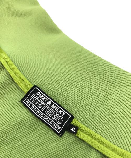 Hysteric Glamour（ヒステリックグラマー）Hysteric Glamour (ヒステリックグラマー) HIGH ENERGY トラック ジャケット グリーン サイズ:XLの古着・服飾アイテム