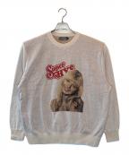 Hysteric Glamourヒステリックグラマー）の古着「ROCK MY WORLDガールデザインニット」｜ベージュ