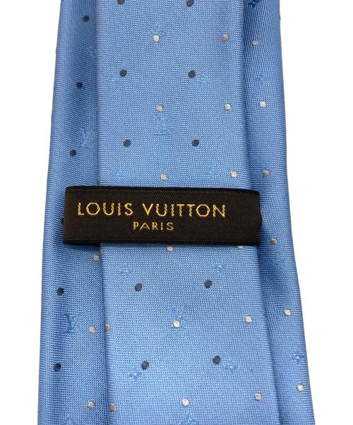 LOUIS VUITTON（ルイ ヴィトン）LOUIS VUITTON (ルイ ヴィトン) シルクネクタイ ブルー サイズ:下記参照の古着・服飾アイテム