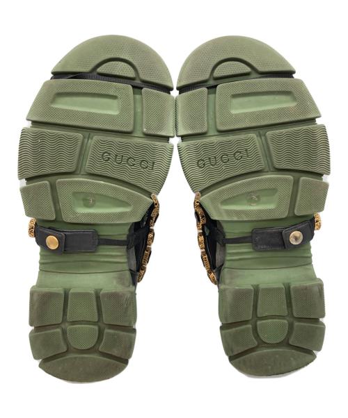 GUCCI（グッチ）GUCCI (グッチ) フラッシュトレックスニーカー ブラック サイズ:SIZE 9の古着・服飾アイテム
