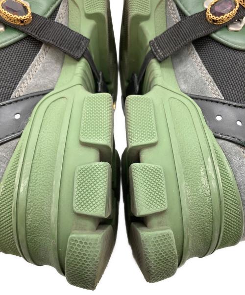 GUCCI（グッチ）GUCCI (グッチ) フラッシュトレックスニーカー ブラック サイズ:SIZE 9の古着・服飾アイテム