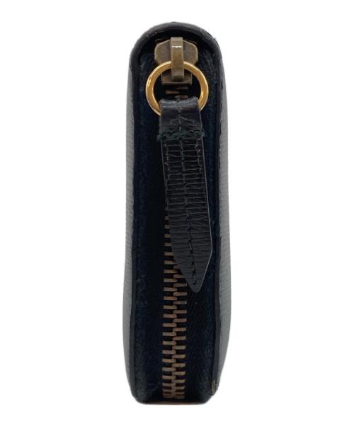 GUCCI（グッチ）GUCCI (グッチ) キングスネークラウンドファスナーウォレット ブラックの古着・服飾アイテム