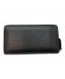GUCCI (グッチ) キングスネークラウンドファスナーウォレット ブラック：25000円