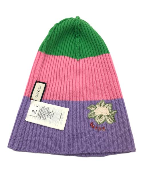 GUCCI（グッチ）GUCCI (グッチ) ニット帽 マルチカラーの古着・服飾アイテム