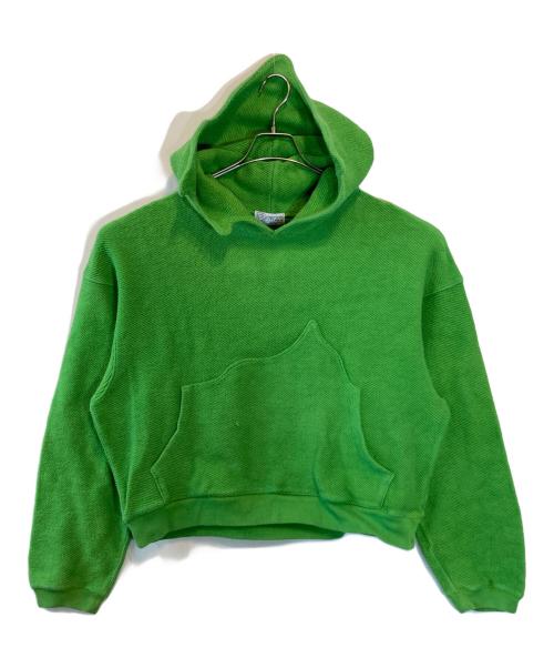 Dinoworks（ディノワークス）DINOWORKS (ディノワークス) EGG HOODIE 黄緑 サイズ:Mの古着・服飾アイテム