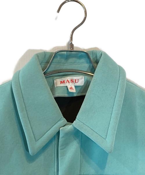 masu（エムエーエスユー）MASU (エムエーエスユー) FLOCKY DOLL TRUCKER JACKET ブルー サイズ:SIZE 48の古着・服飾アイテム