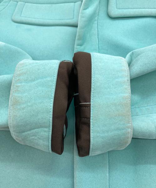 masu（エムエーエスユー）MASU (エムエーエスユー) FLOCKY DOLL TRUCKER JACKET ブルー サイズ:SIZE 48の古着・服飾アイテム