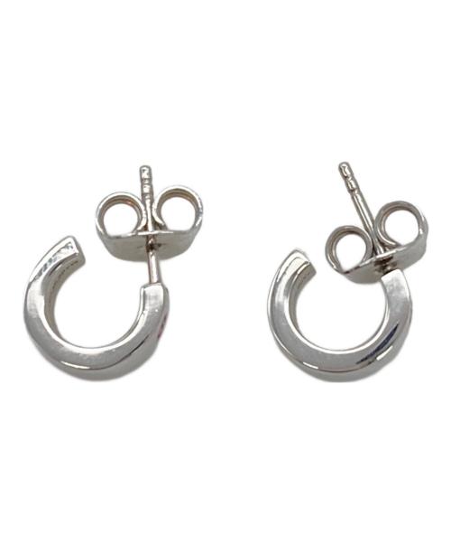 MM6 Maison Margiela（エムエムシックスメゾンマルジェラ）MM6 Maison Margiela (エムエムシックスメゾンマルジェラ) フープピアス シルバーの古着・服飾アイテム