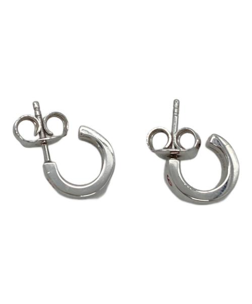 MM6 Maison Margiela（エムエムシックスメゾンマルジェラ）MM6 Maison Margiela (エムエムシックスメゾンマルジェラ) フープピアス シルバーの古着・服飾アイテム