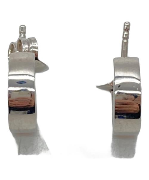 MM6 Maison Margiela（エムエムシックスメゾンマルジェラ）MM6 Maison Margiela (エムエムシックスメゾンマルジェラ) フープピアス シルバーの古着・服飾アイテム