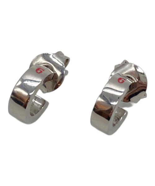 MM6 Maison Margiela（エムエムシックスメゾンマルジェラ）MM6 Maison Margiela (エムエムシックスメゾンマルジェラ) フープピアス シルバーの古着・服飾アイテム