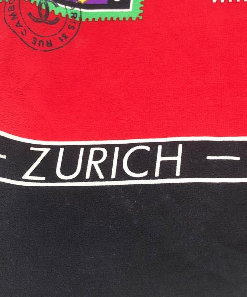 CHANEL（シャネル）CHANEL (シャネル) シルクスカーフ レッド サイズ:下記参照の古着・服飾アイテム