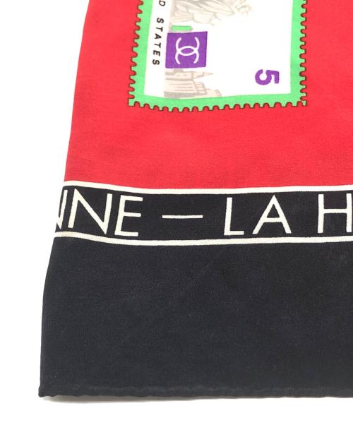 CHANEL（シャネル）CHANEL (シャネル) シルクスカーフ レッド サイズ:下記参照の古着・服飾アイテム