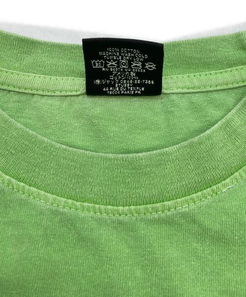stussy（ステューシー）stussy (ステューシー) サーフマン半袖Tシャツ グリーン サイズ:Lの古着・服飾アイテム