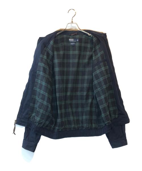 POLO RALPH LAUREN（ポロ・ラルフローレン）POLO RALPH LAUREN (ポロ・ラルフローレン) 襟切替スイングトップ ネイビー サイズ:Lの古着・服飾アイテム