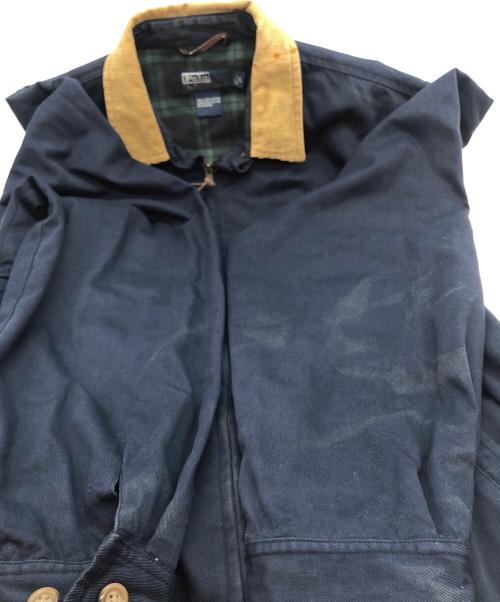 POLO RALPH LAUREN（ポロ・ラルフローレン）POLO RALPH LAUREN (ポロ・ラルフローレン) 襟切替スイングトップ ネイビー サイズ:Lの古着・服飾アイテム