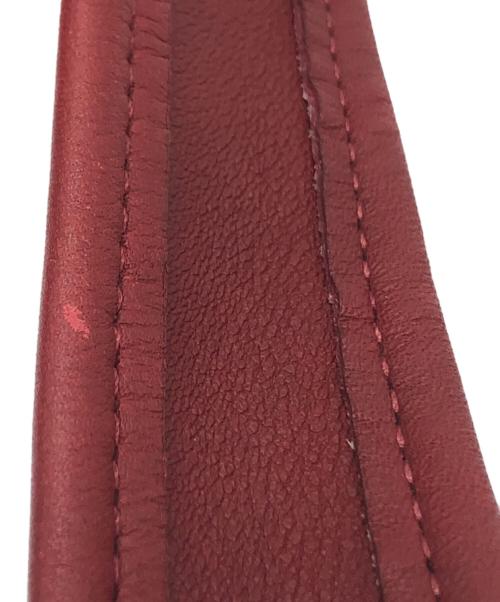 COACH（コーチ）COACH (コーチ) バケツ型レザーショルダーバッグ レッドの古着・服飾アイテム