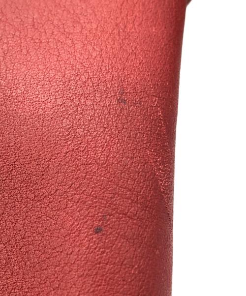 COACH（コーチ）COACH (コーチ) バケツ型レザーショルダーバッグ レッドの古着・服飾アイテム