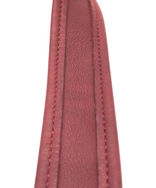 COACH（コーチ）COACH (コーチ) バケツ型レザーショルダーバッグ レッドの古着・服飾アイテム