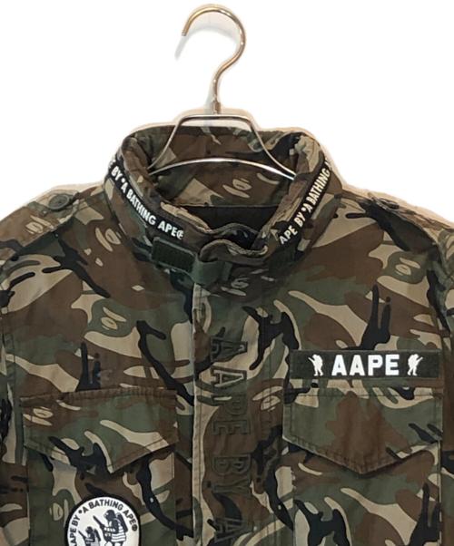 A BATHING APE（ア ベイシング エイプ）A BATHING APE (ア ベイシング エイプ) ジップアップジャケット オリーブ サイズ:Lの古着・服飾アイテム