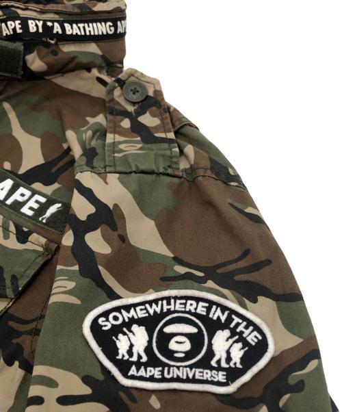 A BATHING APE（ア ベイシング エイプ）A BATHING APE (ア ベイシング エイプ) ジップアップジャケット オリーブ サイズ:Lの古着・服飾アイテム
