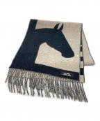 HERMESエルメス）の古着「ラブストーリー カシミヤマフラー」｜ベージュ