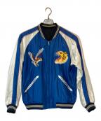 東洋エンタープライズトウヨウエンタープライズ）の古着「Mid 1950s Style Acetate Souvenir Jacket」｜ブラック×ブルー