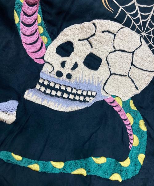 東洋エンタープライズ（トウヨウエンタープライズ）東洋エンタープライズ (トウヨウエンタープライズ) Mid 1950s Style Acetate Souvenir Jacket ブラック×ブルー サイズ:SIZE Lの古着・服飾アイテム