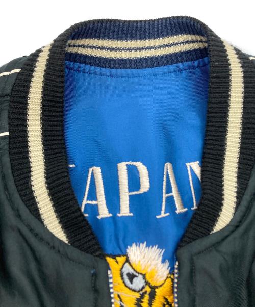 東洋エンタープライズ（トウヨウエンタープライズ）東洋エンタープライズ (トウヨウエンタープライズ) Mid 1950s Style Acetate Souvenir Jacket ブラック×ブルー サイズ:SIZE Lの古着・服飾アイテム