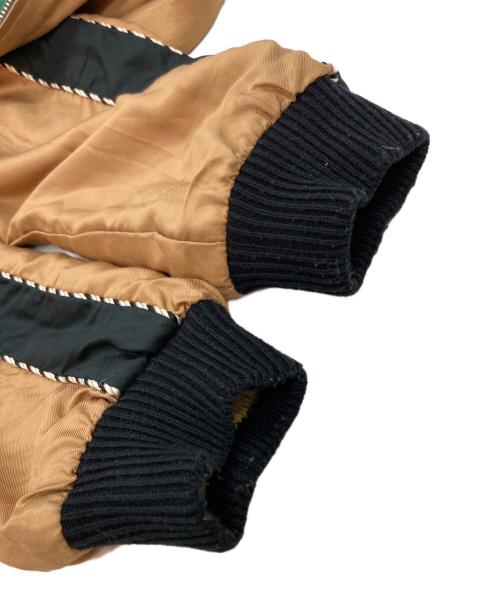 東洋エンタープライズ（トウヨウエンタープライズ）東洋エンタープライズ (トウヨウエンタープライズ) Mid 1950s Style Acetate Souvenir Jacket ベージュ×グリーン サイズ:SIZE Lの古着・服飾アイテム