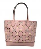 GUCCI×Pikarar KAWAIIグッチ×）の古着「GGアニマル レザー トートバッグ」｜ピンク