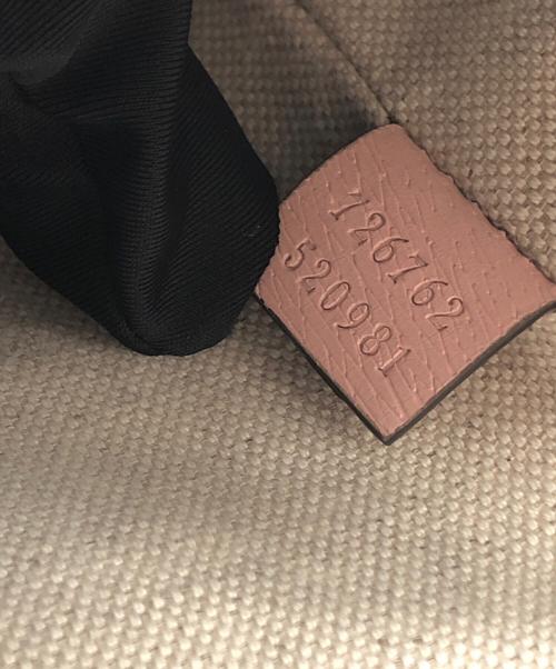 GUCCI（グッチ）GUCCI (グッチ) Pikarar KAWAII GGアニマル レザー トートバッグ ピンクの古着・服飾アイテム