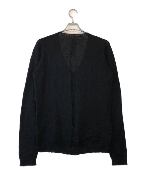 RICK OWENS（リックオウエンス）RICK OWENS (リックオウエンス) ベビーアルパカVネックニット ブラック サイズ:Mの古着・服飾アイテム