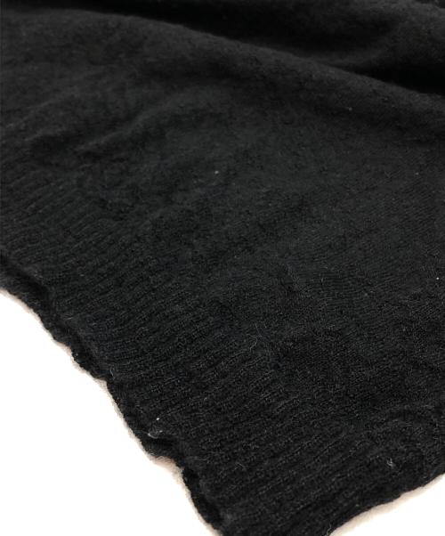RICK OWENS（リックオウエンス）RICK OWENS (リックオウエンス) ベビーアルパカVネックニット ブラック サイズ:Mの古着・服飾アイテム