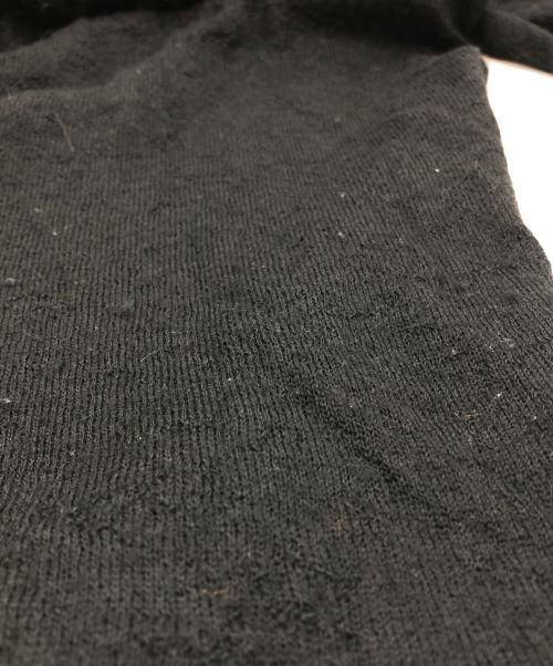 RICK OWENS（リックオウエンス）RICK OWENS (リックオウエンス) ベビーアルパカVネックニット ブラック サイズ:Mの古着・服飾アイテム