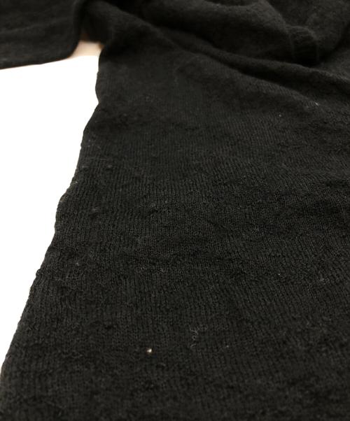 RICK OWENS（リックオウエンス）RICK OWENS (リックオウエンス) ベビーアルパカVネックニット ブラック サイズ:Mの古着・服飾アイテム