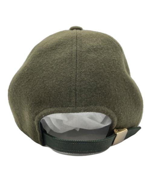 sacai（サカイ）sacai (サカイ) WOOL MELTON S CAP オリーブの古着・服飾アイテム
