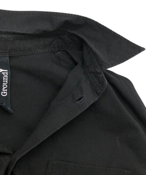 GROUND Y（グラウンドワイ）GROUND Y (グラウンドワイ) SIGNATURE SHIRT ブラック サイズ:3の古着・服飾アイテム