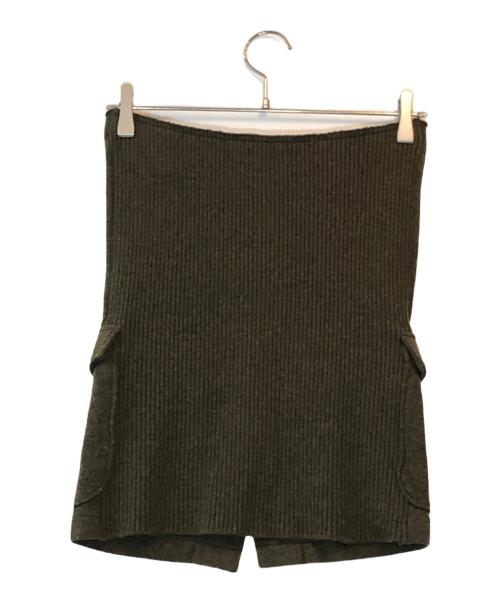 INSCRIRE（アンスクリア）INSCRIRE (アンスクリア) ミリタリーチューブトップ オリーブ サイズ:Mの古着・服飾アイテム