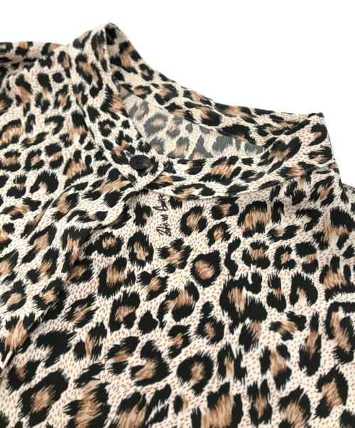 Whim Gazette（ウィムガゼット）Whim Gazette (ウィムガゼット) 【15th Anniversary】レオパードフリルワンピース ブラウン サイズ:Fの古着・服飾アイテム