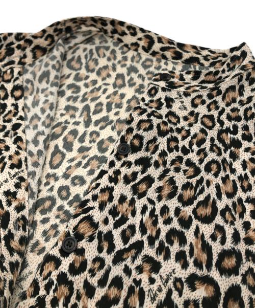 Whim Gazette（ウィムガゼット）Whim Gazette (ウィムガゼット) 【15th Anniversary】レオパードフリルワンピース ブラウン サイズ:Fの古着・服飾アイテム