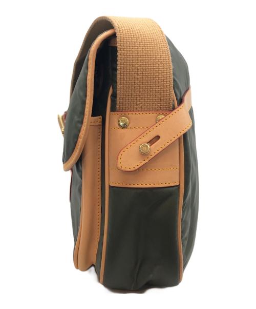 HUNTING WORLD（ハンティングワールド）HUNTING WORLD (ハンティングワールド) バチュ－クロスショルダーバッグ オリーブの古着・服飾アイテム