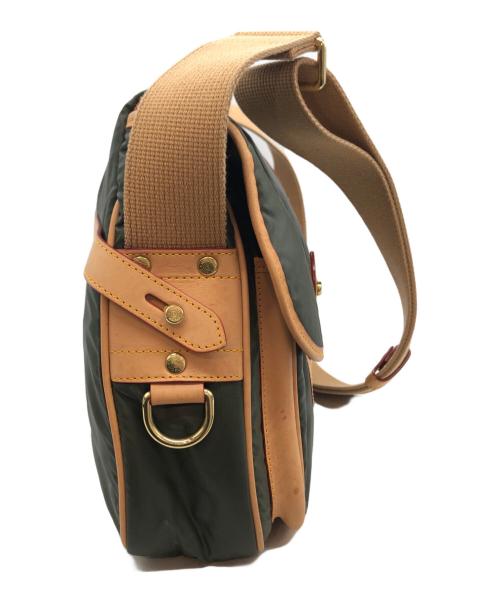 HUNTING WORLD（ハンティングワールド）HUNTING WORLD (ハンティングワールド) バチュ－クロスショルダーバッグ オリーブの古着・服飾アイテム
