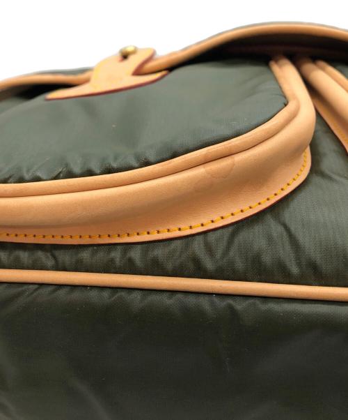 HUNTING WORLD（ハンティングワールド）HUNTING WORLD (ハンティングワールド) バチュ－クロスショルダーバッグ オリーブの古着・服飾アイテム