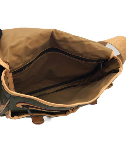 HUNTING WORLD（ハンティングワールド）HUNTING WORLD (ハンティングワールド) バチュ－クロスショルダーバッグ オリーブの古着・服飾アイテム