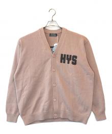 Hysteric Glamour（ヒステリックグラマー）の古着「BAD ASS MAMA編込 カーディガン」｜ピンク