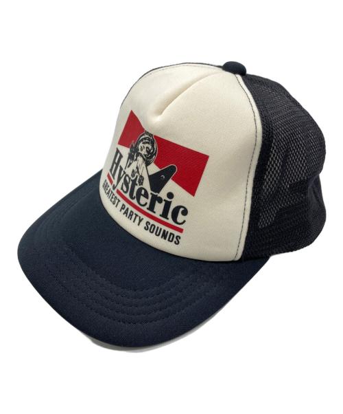 Hysteric Glamour（ヒステリックグラマー）Hysteric Glamour (ヒステリックグラマー) GUITAR GIRL メッシュキャップ ブラック サイズ:SIZE Freeの古着・服飾アイテム